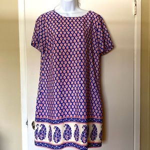 J. Crew silky shift dress